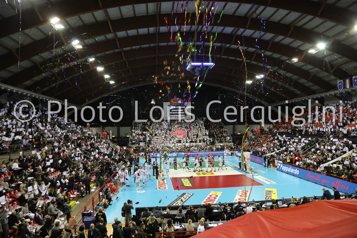 PERUGIA - ITALIA -74° CAMPIONATO CREDEM BANCA 2018/2019 - SIR SAFETY CONAD PERUGIA VS CUCINE LUBE CIVITANOVA - 13 GENNAIO 2019 - IN FOTO: