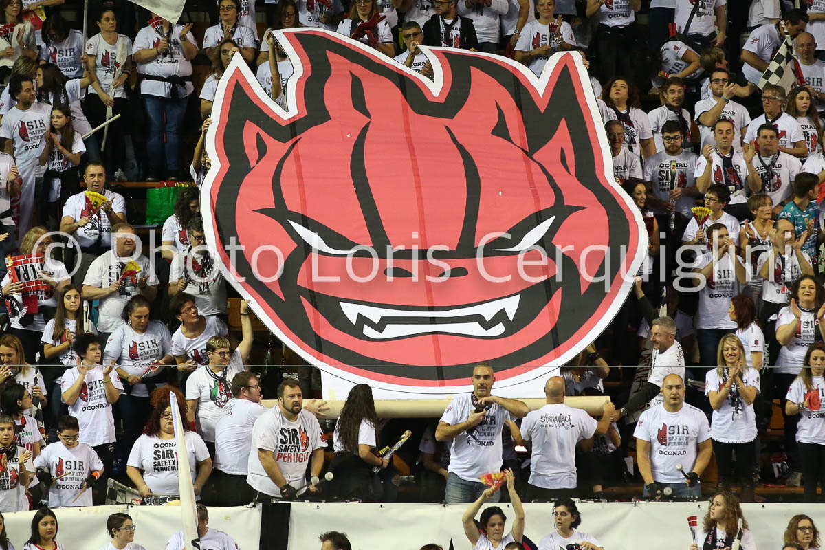 PERUGIA - ITALIA -74° CAMPIONATO CREDEM BANCA 2018/2019 - SIR SAFETY CONAD PERUGIA VS CUCINE LUBE CIVITANOVA - 13 GENNAIO 2019 - IN FOTO: