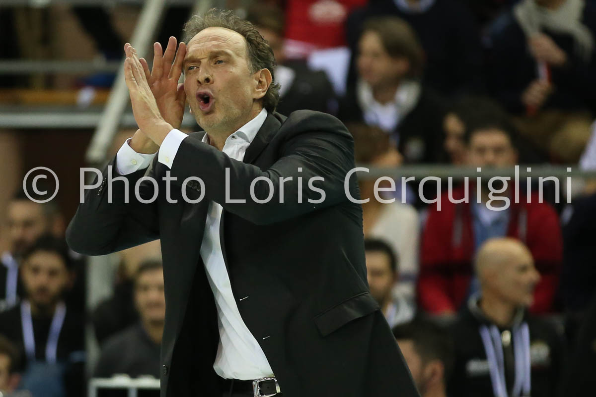 PERUGIA - ITALIA -74° CAMPIONATO CREDEM BANCA 2018/2019 - SIR SAFETY CONAD PERUGIA VS CUCINE LUBE CIVITANOVA - 13 GENNAIO 2019 - IN FOTO:LORENZO BERNARDI