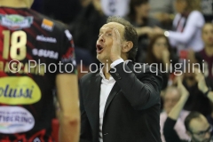 PERUGIA - ITALIA -74° CAMPIONATO CREDEM BANCA 2018/2019 - SIR SAFETY CONAD PERUGIA VS CUCINE LUBE CIVITANOVA - 13 GENNAIO 2019 - IN FOTO:LORENZO BERNARDI