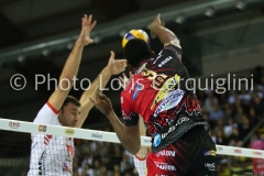 PERUGIA - ITALIA -74° CAMPIONATO CREDEM BANCA 2018/2019 - SIR SAFETY CONAD PERUGIA VS CUCINE LUBE CIVITANOVA - 13 GENNAIO 2019 - IN FOTO: