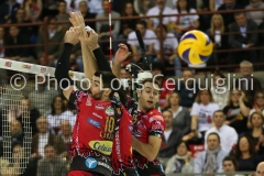 PERUGIA - ITALIA -74° CAMPIONATO CREDEM BANCA 2018/2019 - SIR SAFETY CONAD PERUGIA VS CUCINE LUBE CIVITANOVA - 13 GENNAIO 2019 - IN FOTO: