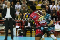 PERUGIA - ITALIA -74° CAMPIONATO CREDEM BANCA 2018/2019 - SIR SAFETY CONAD PERUGIA VS CUCINE LUBE CIVITANOVA - 13 GENNAIO 2019 - IN FOTO:
