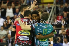 PERUGIA - ITALIA -74° CAMPIONATO CREDEM BANCA 2018/2019 - SIR SAFETY CONAD PERUGIA VS CUCINE LUBE CIVITANOVA - 13 GENNAIO 2019 - IN FOTO: