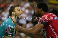 PERUGIA - ITALIA -74° CAMPIONATO CREDEM BANCA 2018/2019 - SIR SAFETY CONAD PERUGIA VS CUCINE LUBE CIVITANOVA - 13 GENNAIO 2019 - IN FOTO: