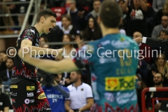 PERUGIA - ITALIA -74° CAMPIONATO CREDEM BANCA 2018/2019 - SIR SAFETY CONAD PERUGIA VS CUCINE LUBE CIVITANOVA - 13 GENNAIO 2019 - IN FOTO: