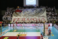 PERUGIA - ITALIA -74° CAMPIONATO CREDEM BANCA 2018/2019 - SIR SAFETY CONAD PERUGIA VS CUCINE LUBE CIVITANOVA - 13 GENNAIO 2019 - IN FOTO:CURVA SIRMANIACI
