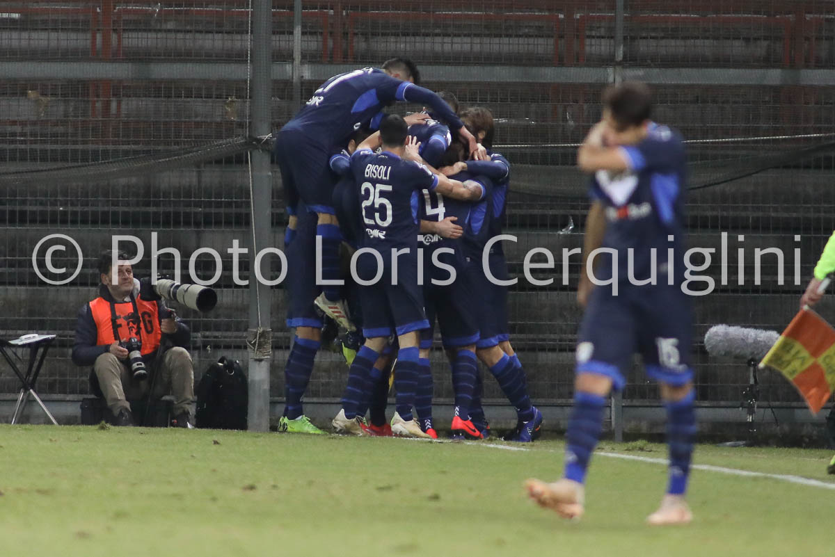 PERUGIA - ITALIA - CAMPIONATO SEIRE BKT 2018/2019 - PERUGIA VS BRESCIA - 19 GENNAIO 2019 - IN FOTO:ESULTANZA TORREGROSSA 0-1