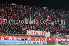 PERUGIA - ITALIA - CAMPIONATO SEIRE BKT 2018/2019 - PERUGIA VS BRESCIA - 19 GENNAIO 2019 - IN FOTO:STRISCIONE DEDICATO A LEO CENCI