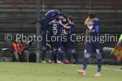 PERUGIA - ITALIA - CAMPIONATO SEIRE BKT 2018/2019 - PERUGIA VS BRESCIA - 19 GENNAIO 2019 - IN FOTO:ESULTANZA TORREGROSSA 0-1